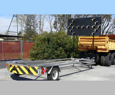 Image of a Trailer Truck Mounted Impact Attenuator